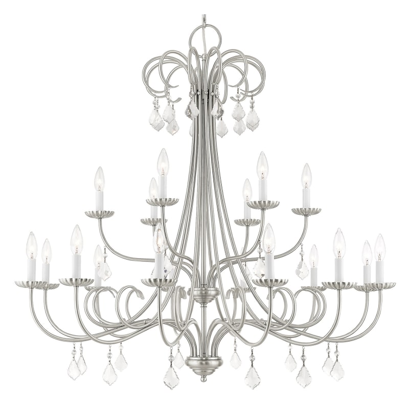 Livex Lighting 40870-91 Brushed Nickel Daphne 18 Light 42