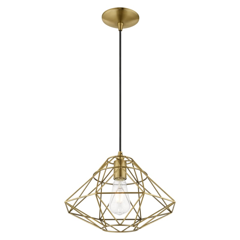 安い購入 Livex 14 Geometric Black 41323-04 Lighting その他