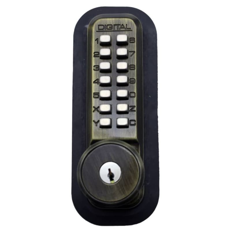 Lockey 2500jbko Jet Black 2000 Series, Sliding Door Keypad Lock