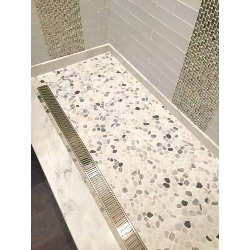 LUXE Linear Drains TI-55-2 5 x 5 Square Tile Drain with 2 Outlet,  Bathroom Hardware -  Canada