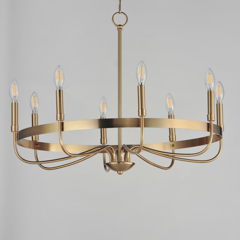Maxim 14498BK Black Frankie 8 Light 29