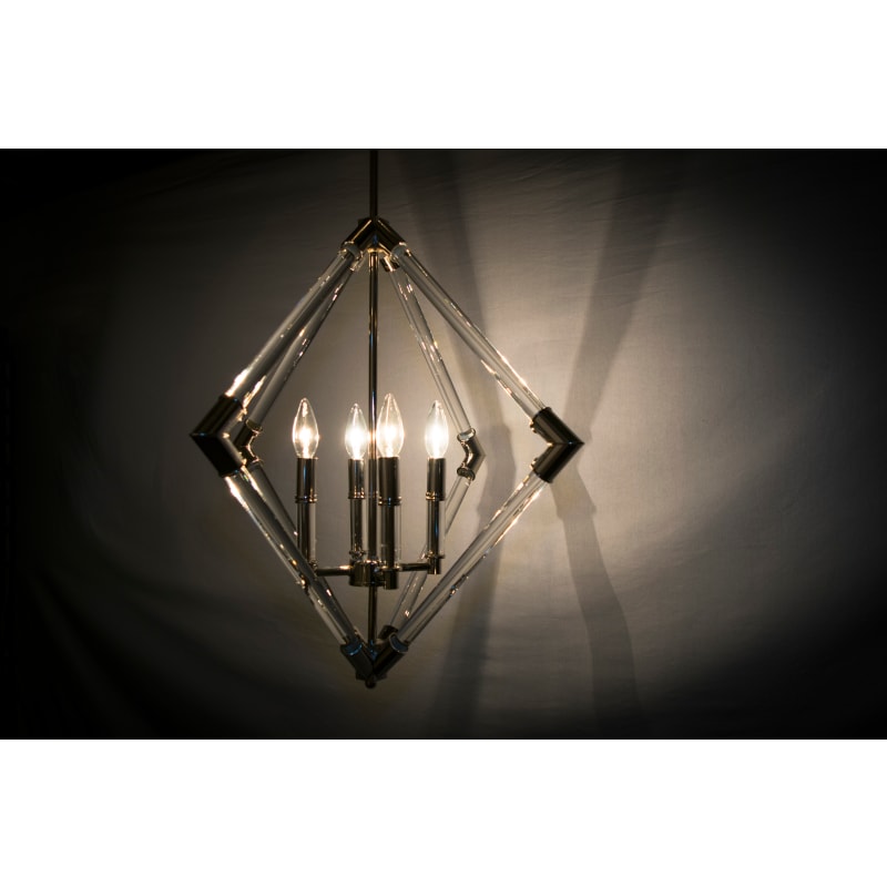 Maxim 16104CLPN Polished Nickel Lucent 4 Light 24