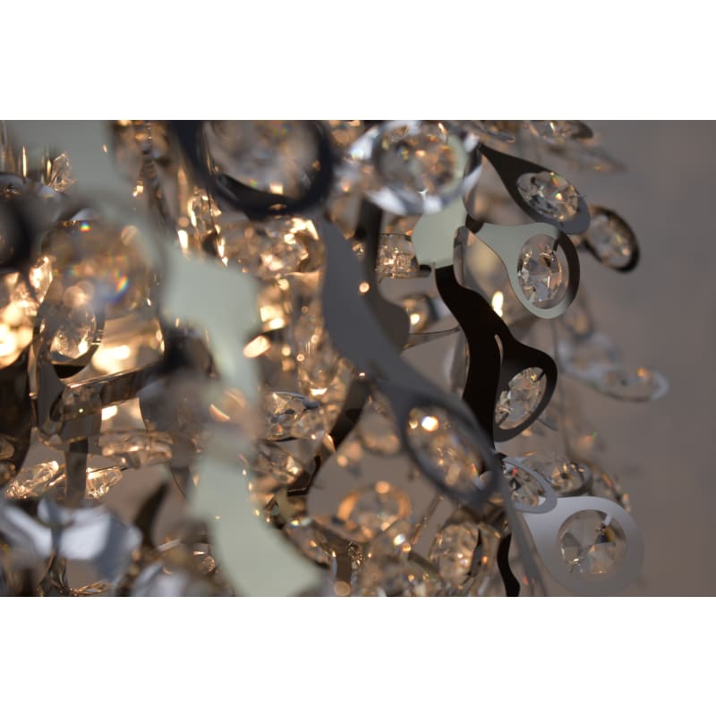 Maxim 24205BCPC Polished Chrome / Beveled Crystal Glass