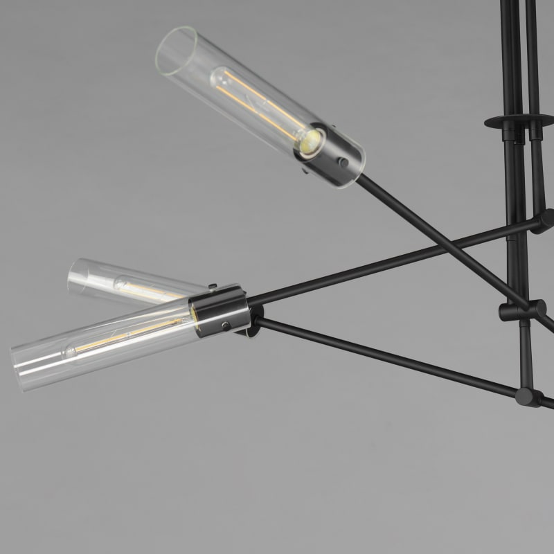 Maxim 26376CLBK Black Equilibrium 6 Light 52