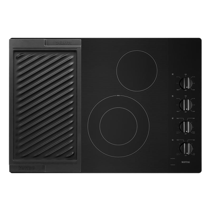 MEC8830HB by Maytag - 30-Inch Electric Cooktop with Reversible Grill and  Griddle