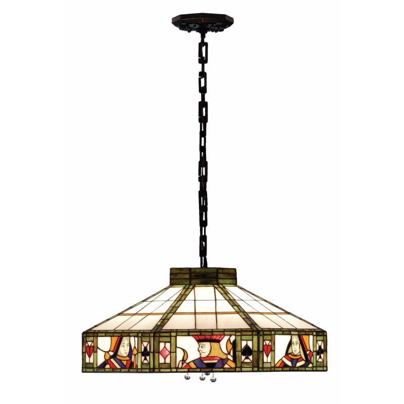 Meyda Tiffany 82117 Mahogany Bronze Stained Glass / Tiffany Meyda Tiffany 82117 Mahogany Bronze Stained Glass / Tiffany