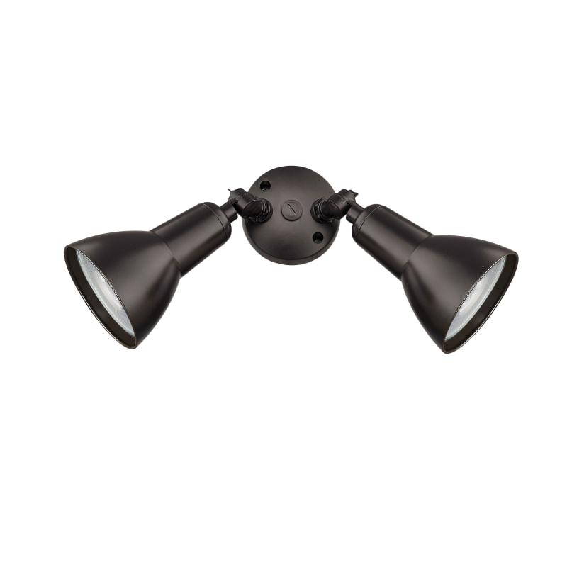 Millennium Lighting 17002 PBK Powder Coated Black Double Light 5 1 4 Wide Adjustable Outdoor Flood Light LightingDirect