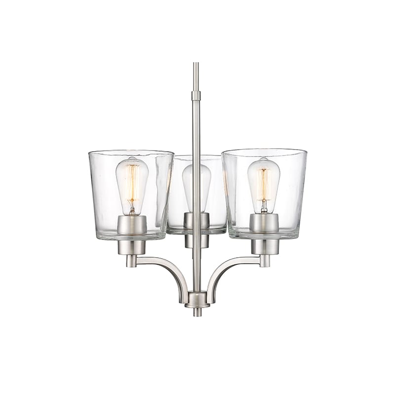 Millennium Lighting 497003-MB Matte Black Evalon 3 Light 18