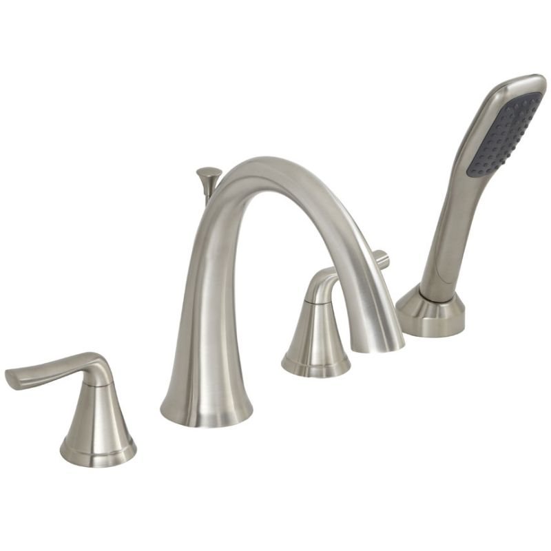 Details about   Roman Tub with Hand Shower Mirabelle Provincetown Polished Nickel MIRPR4RTGPN 