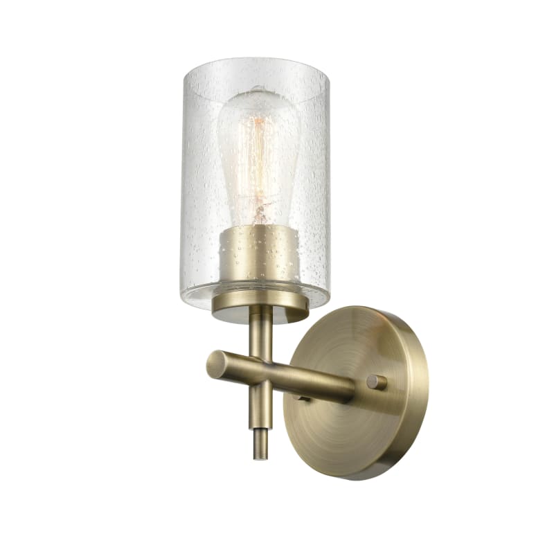 MISENO MLIT-3120-BH1-BN BATHROOM WALL SCONCE LOVATO IN BRUSHED NICKEL PICTURE 
