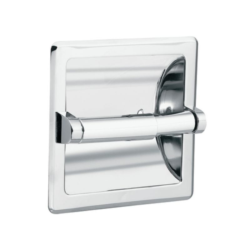 Chrome Commercial Double Roll Toilet Paper Holder