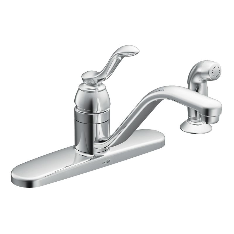 Moen Ca87528 Chrome Banbury Kitchen Faucet With Side Spray