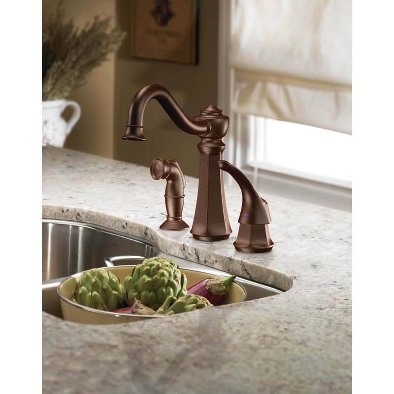 Moen 7065ORB Oil Rubbed Bronze High-Arc Kitchen Faucet with ...