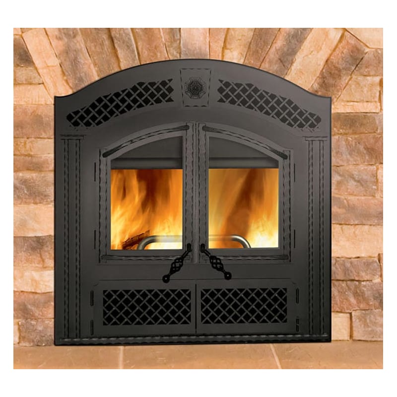 Napoleon NZ-26WI Wrought Iron Prestige EPA Double Door Zero Clearance Wood  Burning Fireplace - VentingPipe.com