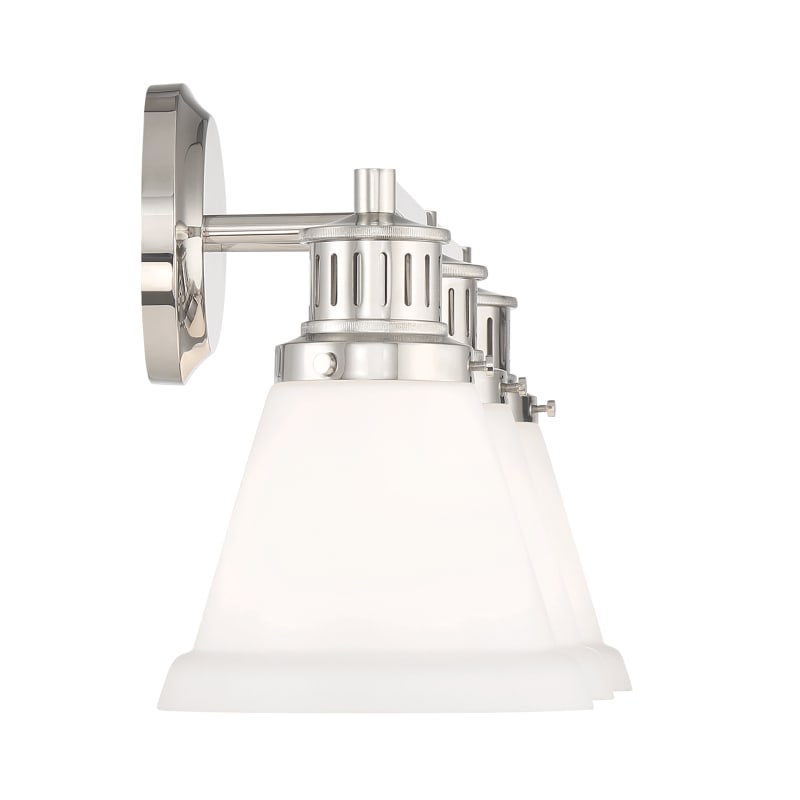 Norwell Lighting 2403-PN-MO Polished Nickel Alden 3 Light 26