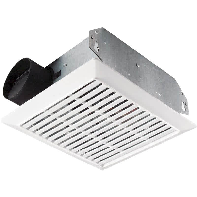NuTone 696N White Polymeric 50 CFM 4 Sone Ceiling or Wall Mounted HVI  Certified Bath Fan - VentingDirect.com