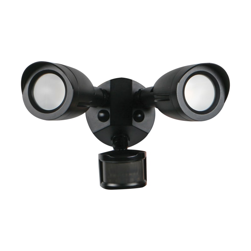 Nuvo Lighting 65 719 Bronze 2 Light 8 Wide LED Outdoor Flood Light with Motion Sensor 4000K LightingDirect