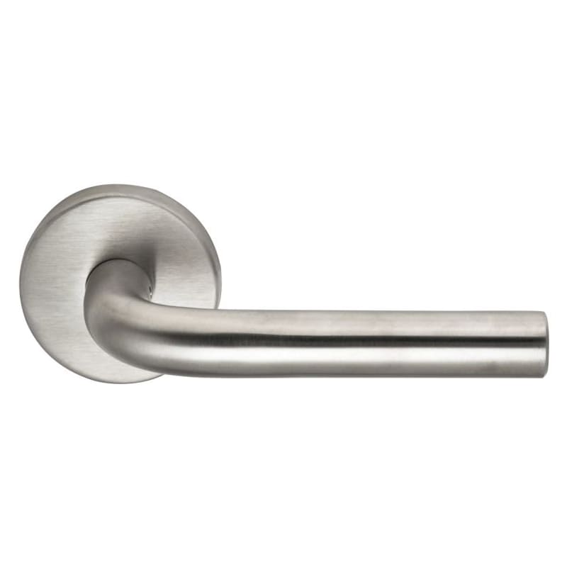 Omnia 11 00 Pa32 Polished Stainless Steel Passage Door Lever Set With 11 Style Handle And Round Rose Faucet Com