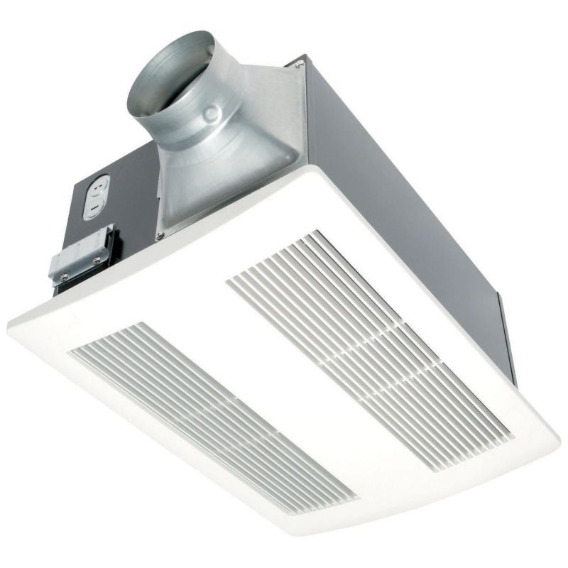 Panasonic Fv 11vh2 White Whisperwarm 110 Cfm 0 6 Sone Ceiling