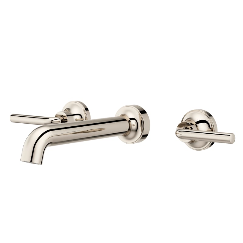 Pfister Tenet 1.2 GPM Wall Mounted Widespread Bathroom Faucet - Polished Nickel