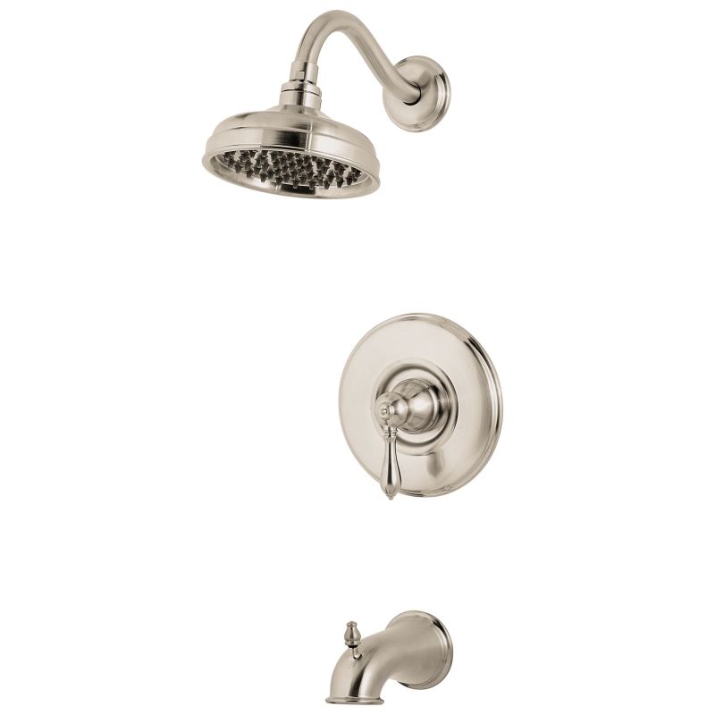 Pfister R89 8mbk Brushed Nickel Marielle Single Handle Tub And