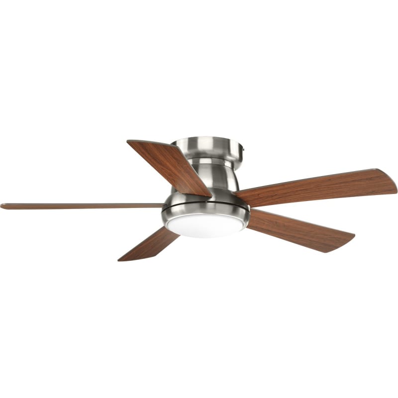 Progress Lighting P2572 0930k Brushed Nickel Vox 56 5 Blade Hugger Progress Lighting P2572 0930k Brushed Nickel Vox 56 5 Blade Hugger Ceiling Fan With Led Light Kit And Remote Faucet Com