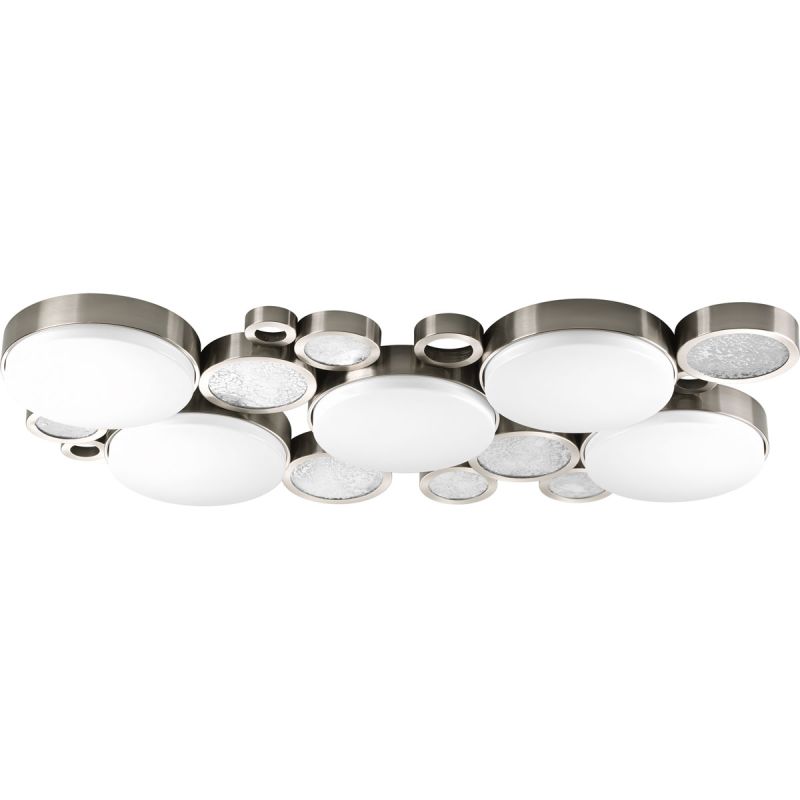 Progress Lighting P3737 0930k9 Brushed Nickel Bingo 5 Light Energy Progress Lighting P3737 0930k9 Brushed Nickel Bingo 5 Light Energy Star Rated Ada Compliant Led Flush Mount Ceiling Fixture 24 Wide Lightingdirect Com