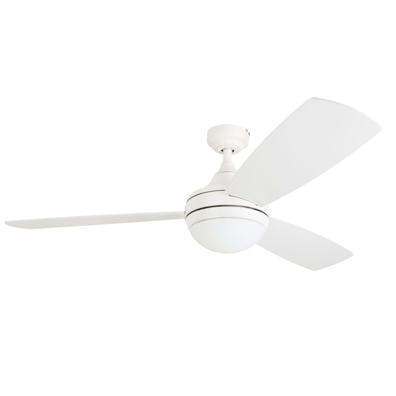 Energy Efficient 52 inches Prominence Home 80036-01 Calico Modern/Contemporary LED Ceiling Fan with Remote Control Cased White Integrated Light Kit Bronze