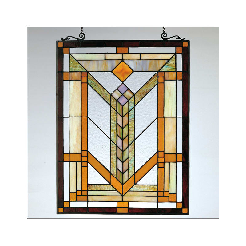 Quoizel stained on sale glass