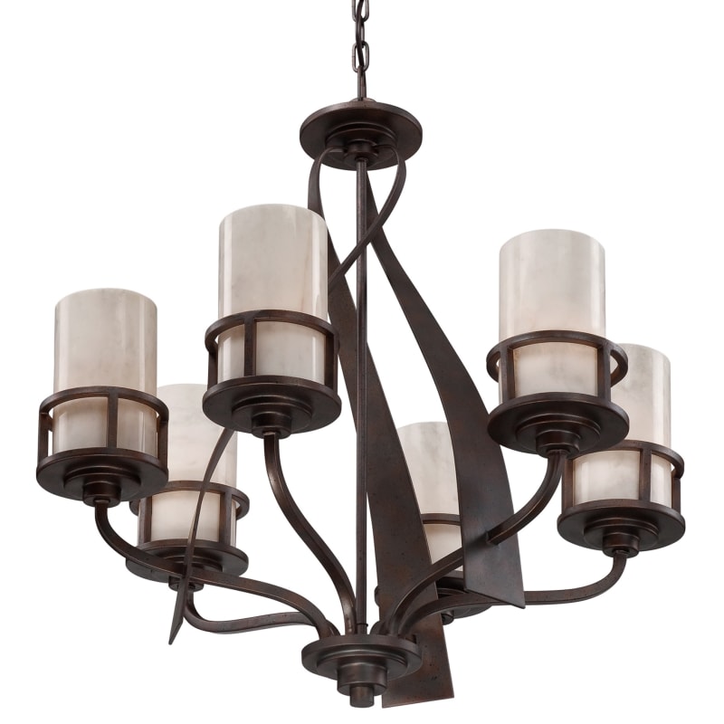 Quoizel Ky5006ib Imperial Bronze Kyle 6, Quoizel Kyle Island Chandelier