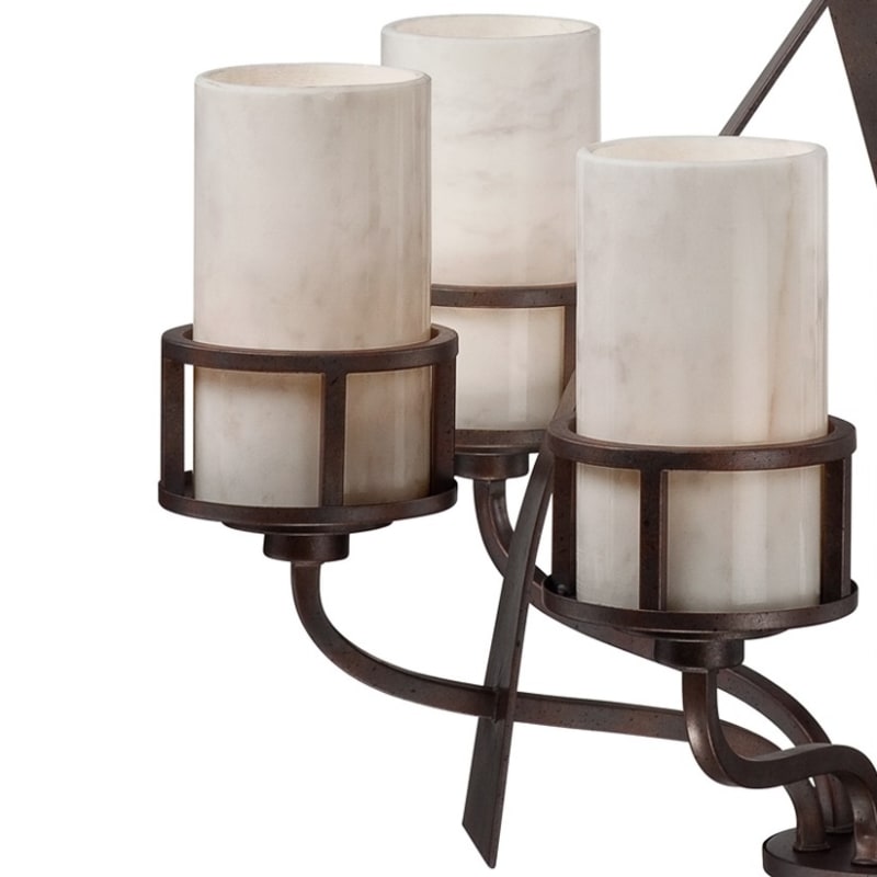 【海外 正規品】 KY5006IB Quoizel Imperial 28 Light 6 Kyle Bronze アクセサリー