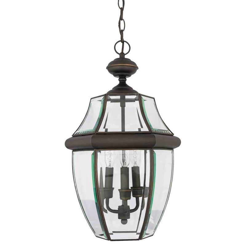 Quoizel Newbury 3 Light Outdoor Hanging Lantern Medici Bronze NY1179Z