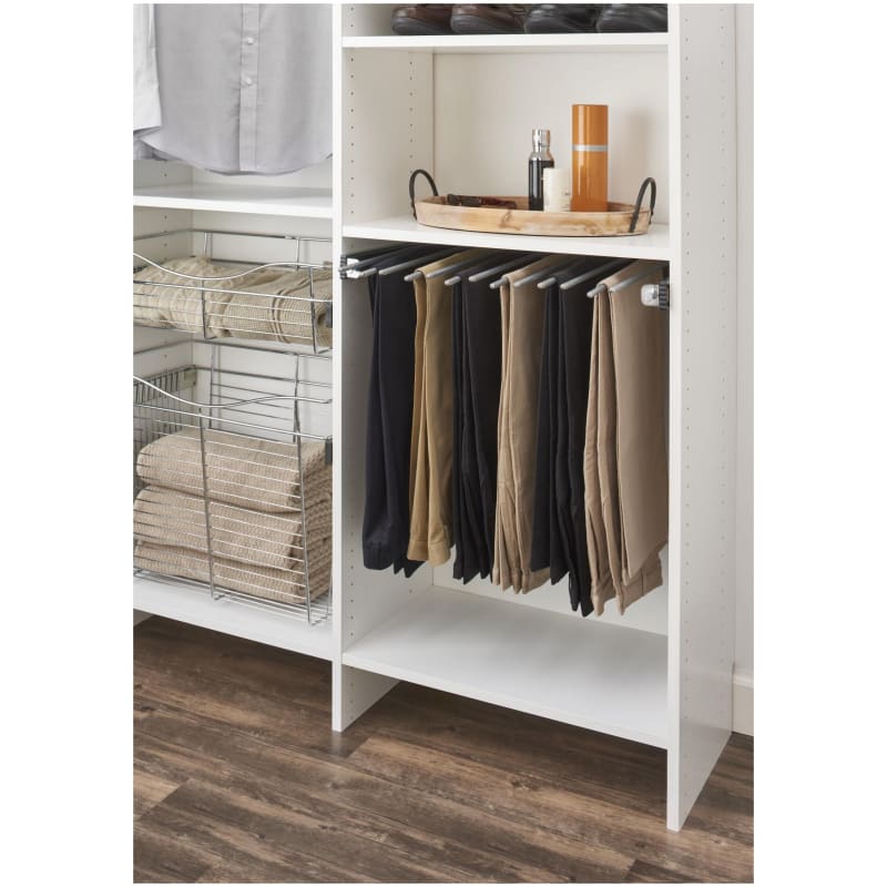 Find Hafele's options for your wardrobe on Hafele Home. We have the parts  you need to build the wardrobe of yo… | Pants rack, Closet accessories,  Metal clothes rack