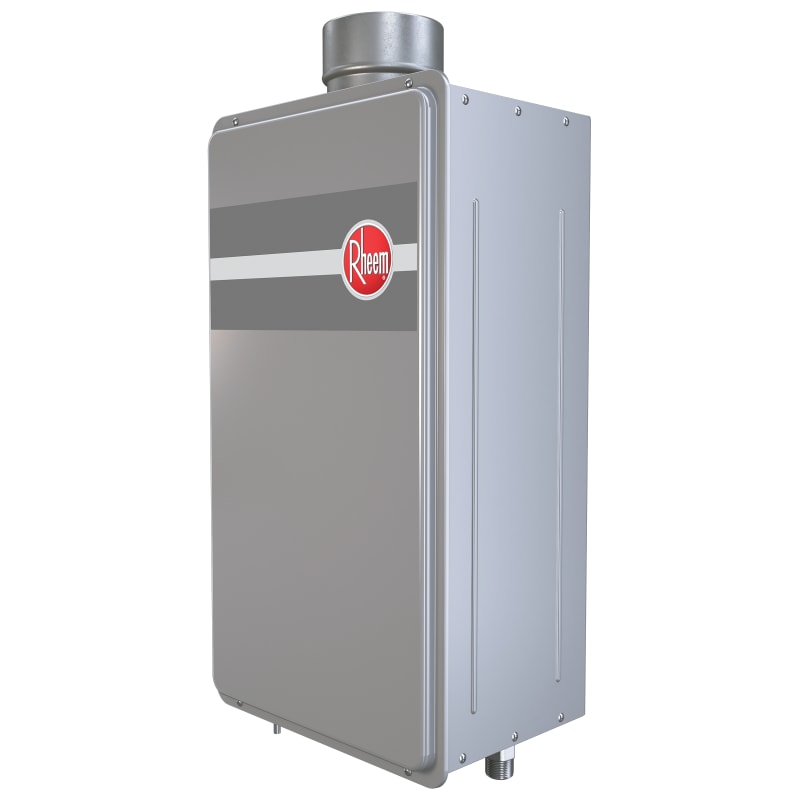 Rheem RTG-84DVLN-1 Stainless Steel 8.4 GPM 180000 BTU 120 Volt Natural Gas  Whole House Tankless Water Heater - VentingDirect.com