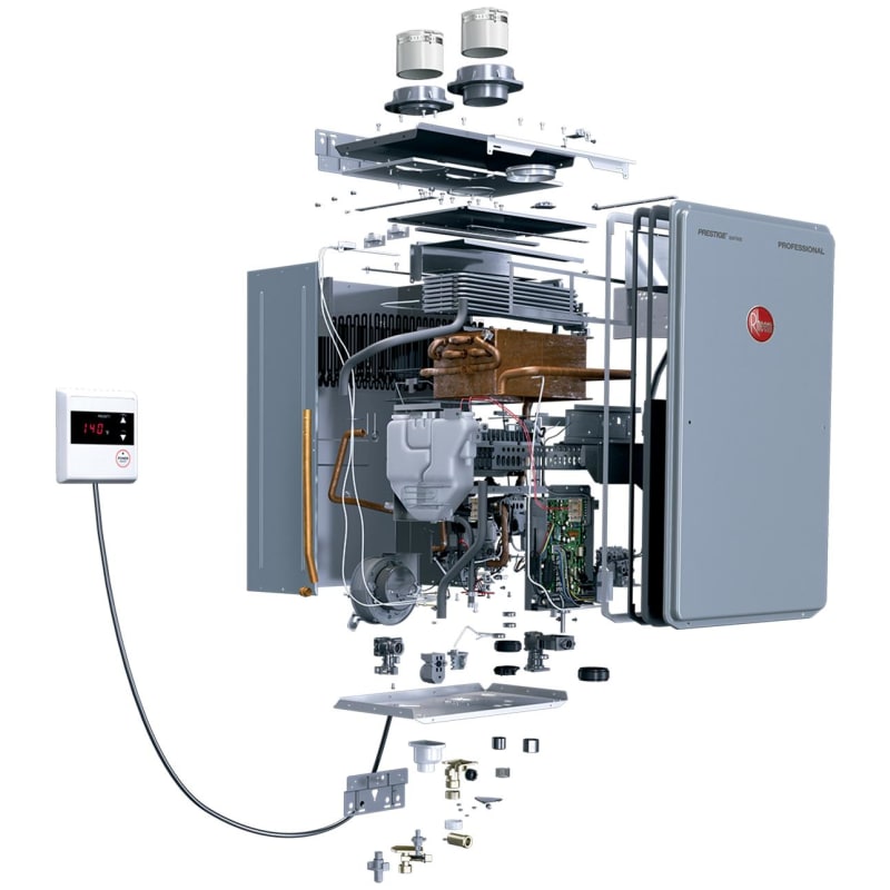 Rheem Tankless Water Heaters Water Heaters - RTGH-90DVLN-2