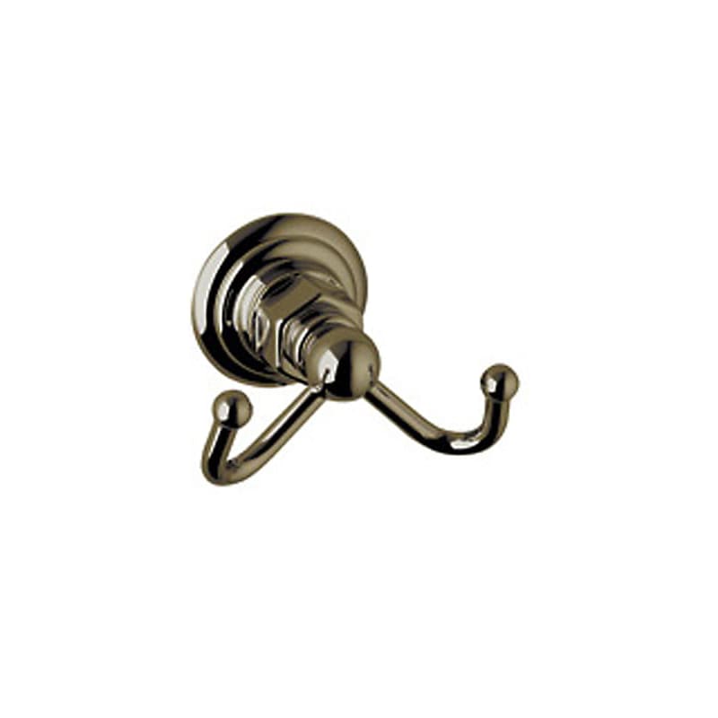 Rohl ROT7DTCB Tuscan Brass Country Double Robe Hook - FaucetDirect.com