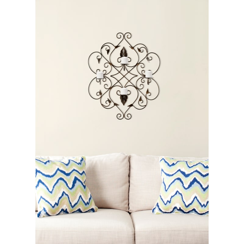 Safavieh Wdc1004a Rustic Powder Coated Votive Iron Wall Decor Lightingdirect Com