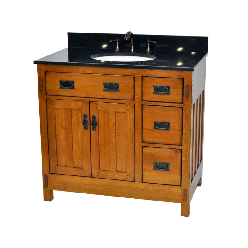 Sagehill Designs Ac3621dn Rustic Oak, Rustic Vanity Cabinet Only
