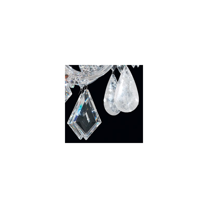 Schonbek 5537CL Polished Silver Hamilton 8 Light 28