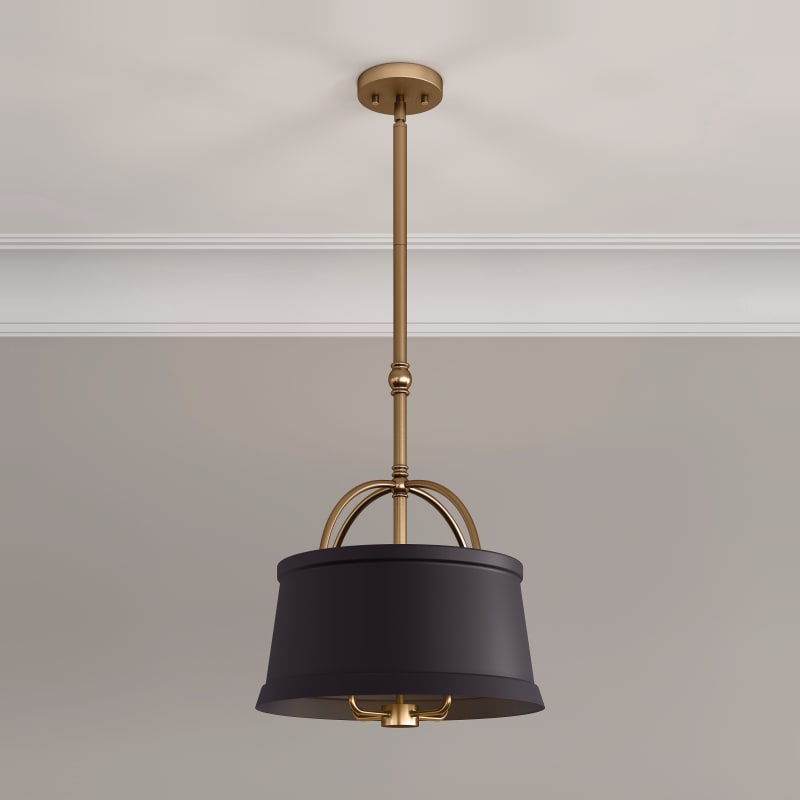 Signature Hardware 453857 Aged Brass Teesdale 4 Light 17