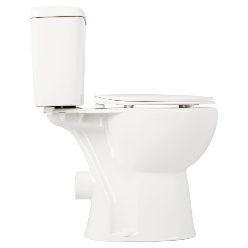 Signature Hardware 350102 White Elkinson 1.6 / 0.8 GPF Two