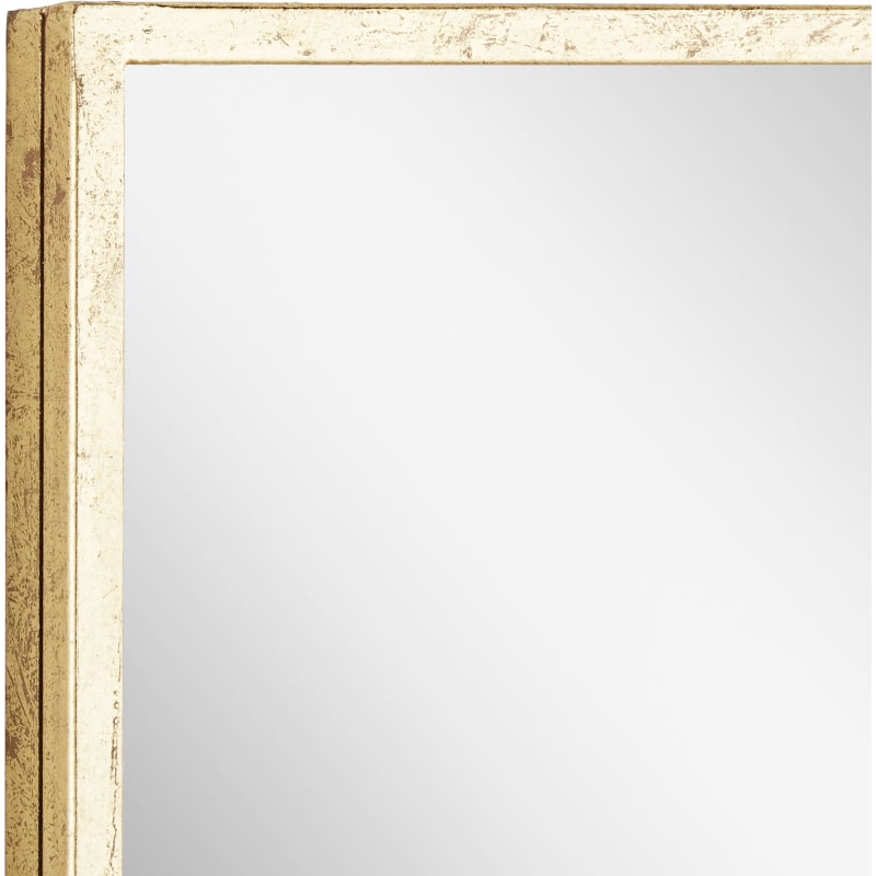 Signature Hardware 950961-36 Carpini 35-7/8 inch x 31 inch Framed Bathroom Mirror - Gold