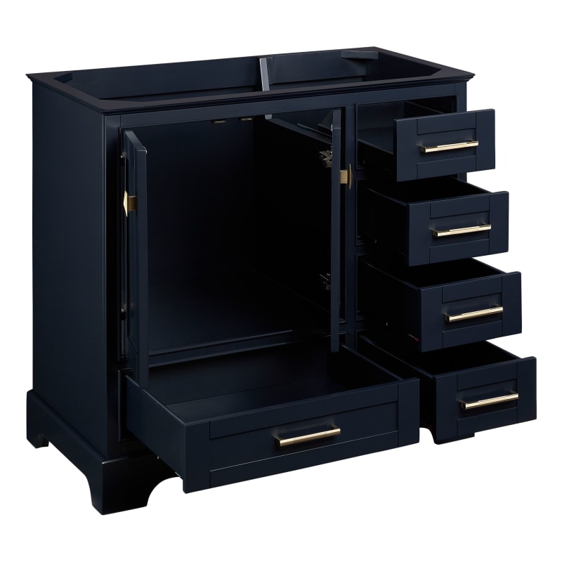 Signature Hardware 483417 Midnight Navy Blue / Carrara