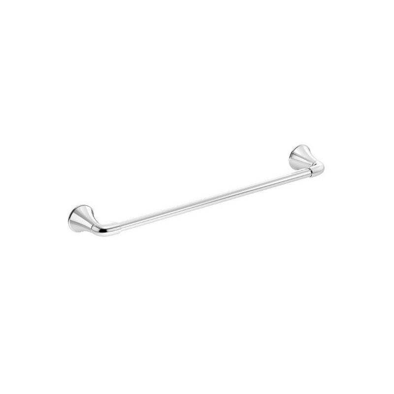 Symmons 553TB 24 STN Satin Nickel Elm 24 Single Rail Towel Bar FaucetDirect