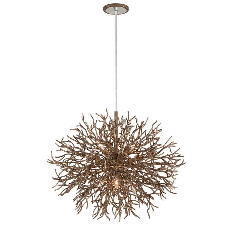 Troy Lighting F6096-VZ Distressed Bronze Sierra 6 Light 32