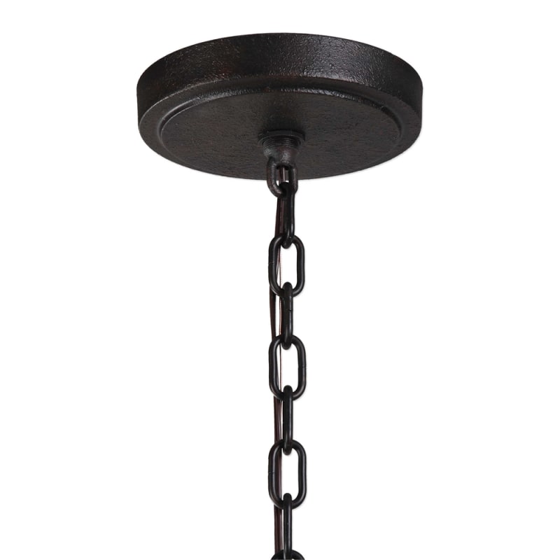 Uttermost R21299 Distressed Textured Bronze 8 Light 30