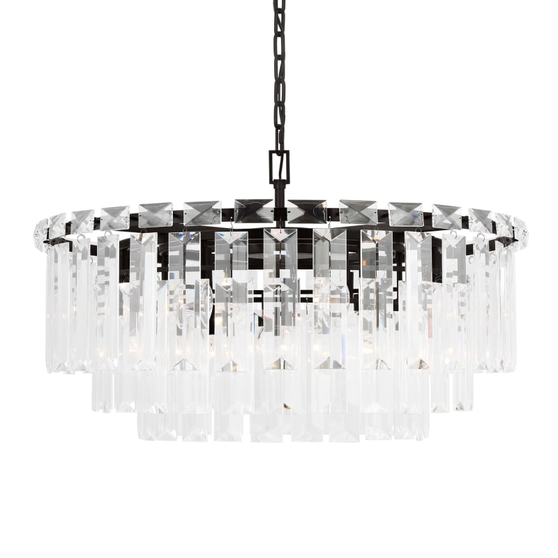 Arden crystal flush mount top