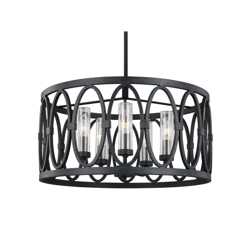 Visual Comfort OLF3222/5DWZ Dark Weathered Zinc Patrice 5 Light 21