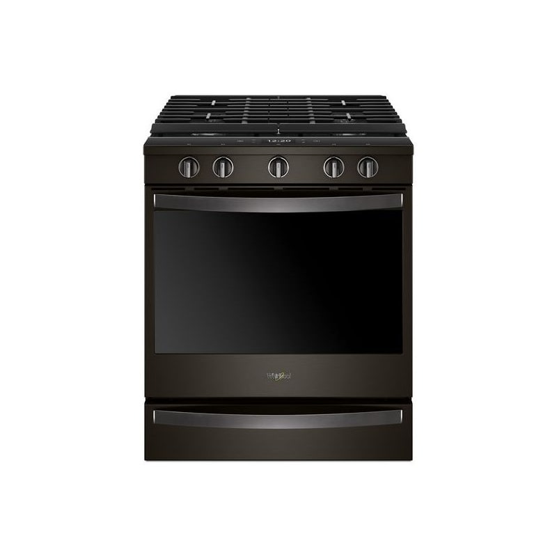 Whirlpool black stainless gas stove new arrivals