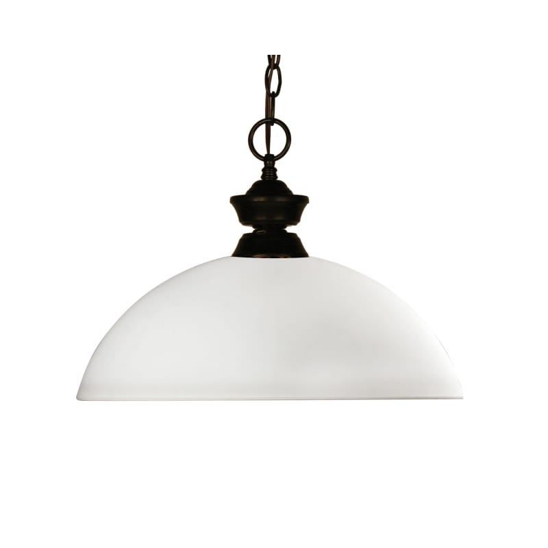 Z-Lite 100701BRZ-DMO14 Bronze Chance 1 Light Pendant with
